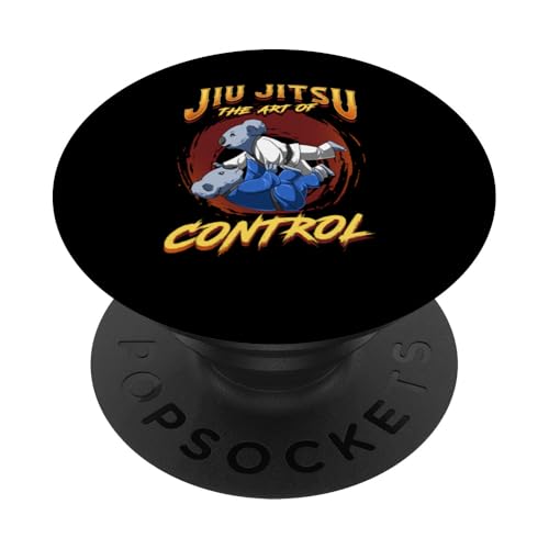 BJJ The Art Of Control - Grappling Jiu Jitsu Fighting Koalas PopSockets PopGrip Intercambiable