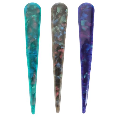 PHENOFICE �A�N������^�w�A�N���b�v �����p�w�A�A�N�Z�T���[ �y�ʗ����ɂ����\�� ��������f�[�g�ȂǑ��p�r�X�^�C�����O�p 3�Z�b�g