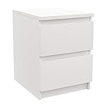IKEA MALM white, Chest of 2 drawers, 40x55 cm