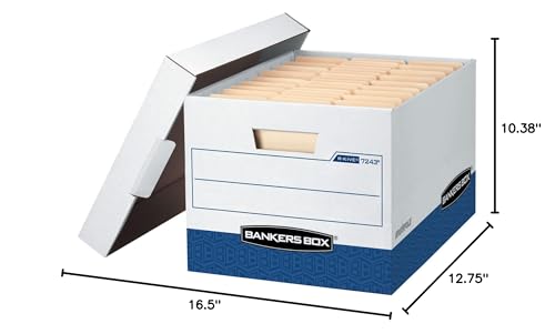 Fellowes 0724314 Bankers Box 20 Pack R-Kive Heavy-Duty File Storage Boxes thumb #8