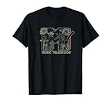 MTV Music Television Wild Flower Mushrooms MTV Logo T-Shirt Small