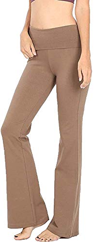 Legging de yoga haut de gamme Zenana en coton extensible pour femme