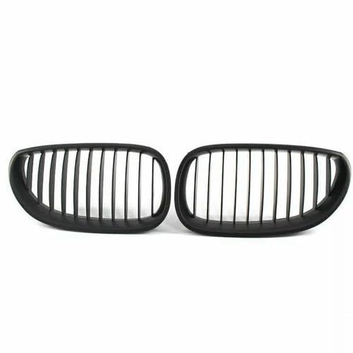 Rejillas frontales de riñón BMW E60 y E61 2003-2010 acabado negro mate 3