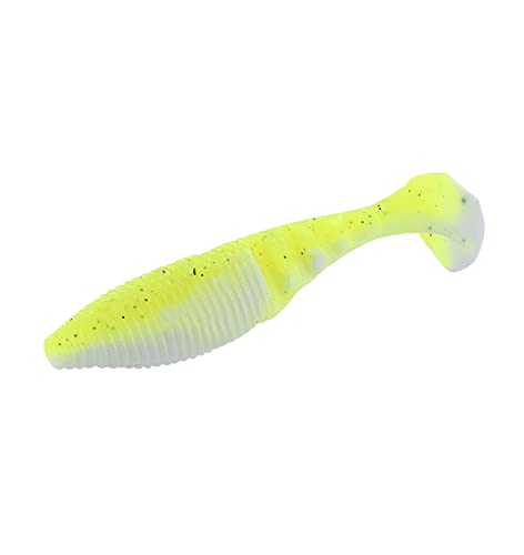 Gary Yamamoto 4" Kickin' ZAKO Chartreuse SHAD (5 Pack) YAM-134P-05-909 Multicolor One Size