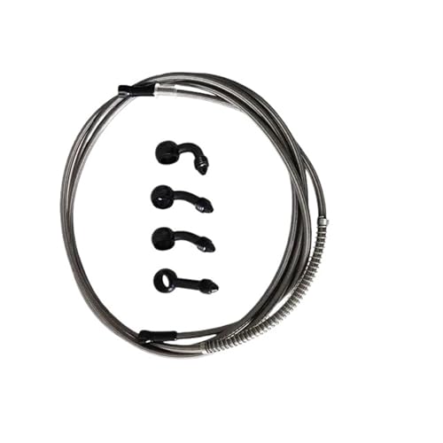 Flexible frein hydraulique universel moto 270cm tuyau tressé embrayage ATV