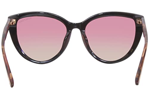 Sunglasses Tom Ford FT 0915 Isabella- 02 05F Shiny Black & Pink Havana/Gradien4