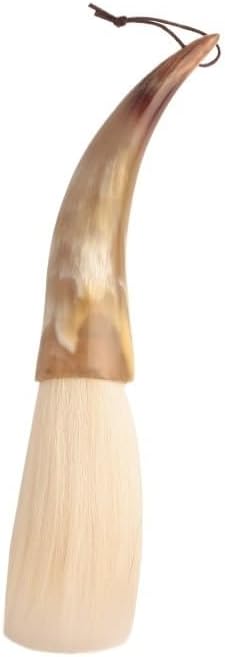 Large Calligraphy Brush Ox Horn Handle Sumi Art Painting Brushes for Big Character Kanji Couplets Writing Drawing Beginners(Style B)