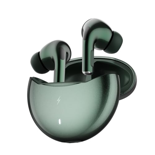 Image of Fire-Boltt Aero Ultra TWS Earbuds Custom EQ,Wireless Bluetooth 5.4,Music & App Support, 50H Playtime,Fast Charging Case, 50ms Low Latency for Gaming,Touch Controls,IPX4 Waterproof,Clear Calls - Green