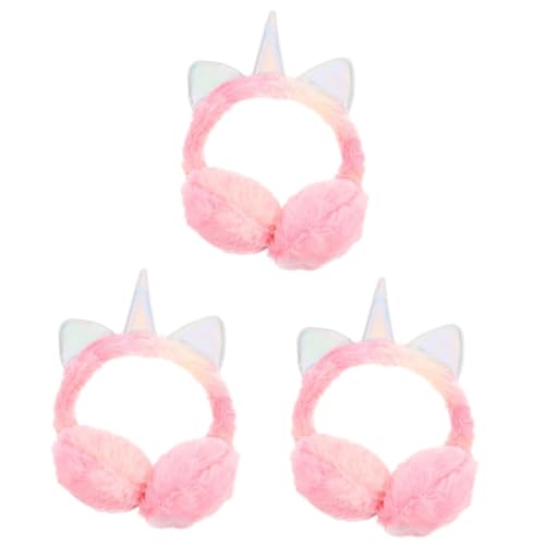Cubierta de oídos para evitar orejas frías con diseño de unicornio cómodo GALPADA