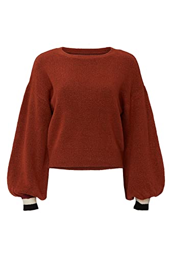 Louna Rent The Runway Pre-Loved Red Striped Cuff Sweater2