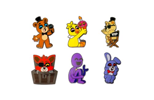 Youtooz Five Nights At Freddys Pin Set Collectors Box Includes 6 Pins By Youtooz FNAF Collection
