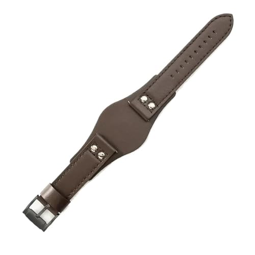 Bracelet montre cuir respirant 22 mm évite la transpiration Fossil CH2564