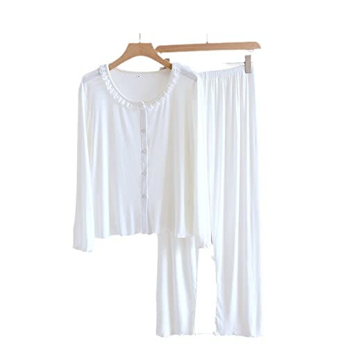 Pyjama femme modal ensemble homewear ample de printemps