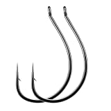 Lot de 20 hameçons Drop Shot en Acier Inoxydable, décalés, Accessoires pêche for l'extérieur(1 UK)