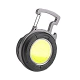 Kisangel Schlüsselanhänger Taschenlampe Usb Aufladbar Lumen Einstellungen Mini Cob Licht Kompakt Vielseitig Für Camping Notfälle Haustür Und Nächtliche Spaziergänge Geeignet