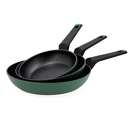 BIDASOA ESENCIA - Set 3 Sartenes Aluminio Forjado 18/22/26Cm