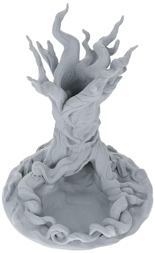 Feldherr - La Tour de Dés de l'arbre de Terreur - Environ 20 cm de Haut - Jeux de rôle et de Plateau - imprimée en PLA écologique en Allemagne - pour D&D, et Jeux fantastiques, Couleur:Black