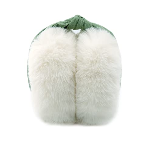 Fsteoe Women Winter Ear Muffs Foldable Girl Ear Warmer Fashion Furry Earmuff Soft Ear Cover Cold Weather (A-White) #TOP15