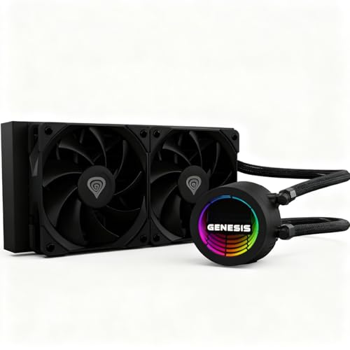 Refroidissement à eau CPU 240 à vitesse 500-1550 tr/min et double ventilateur