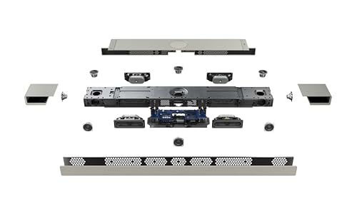 Image of KEF XIO Dolby Atmos 5.1.2 Soundbar (Silver Grey)