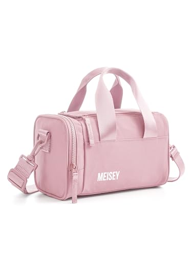 Small Gym Bag Bag With Wet Compartment And Coin Purse Duffel Bags Dance Yoga Workout Bag,Mini Gym Bag For Women (Small Gym Bag - Pink)