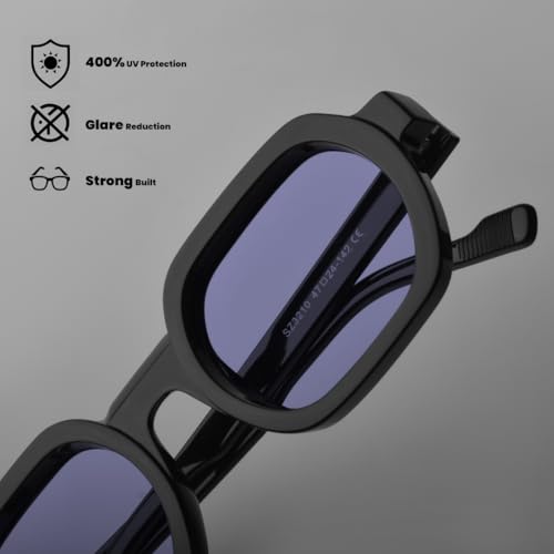 Image of SAM AND MARSHALL VELAR Sunglasses I 400UV Protection I Square Sunglass I Men & Women