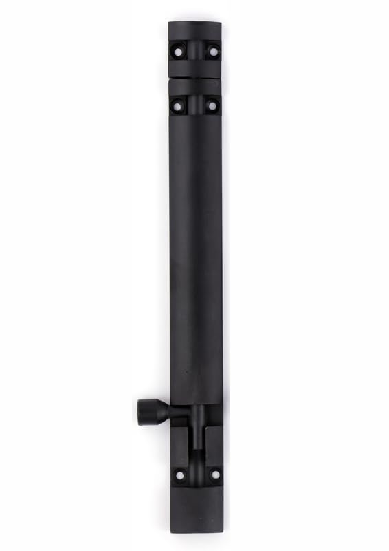 Image of Premium Heavy Aluminium 8 Inch Tower Bolt | Door Stopper | Door Lock Latch for Home, Office Doors,Main Doors,Windows | kundi | chitakni | Chitkini(Black Finish)(Pack of 24)