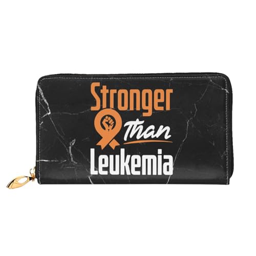 Leukemia Awareness Stronger Than Leukemia Wallet Card Bag2