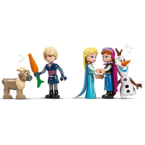 Image of LEGO Disney Frozen Elsa's Winter Palace, Building and Play Set for Children with Model Palace and Mini Figures Elsa and Anna, Gift for Girls, Boys and Film Fans from 6 Years 43244