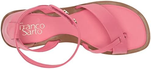 Franco Sarto Womens Parker Ankle Strap Sandal Peony Pink Leather 10 M | Image 4
