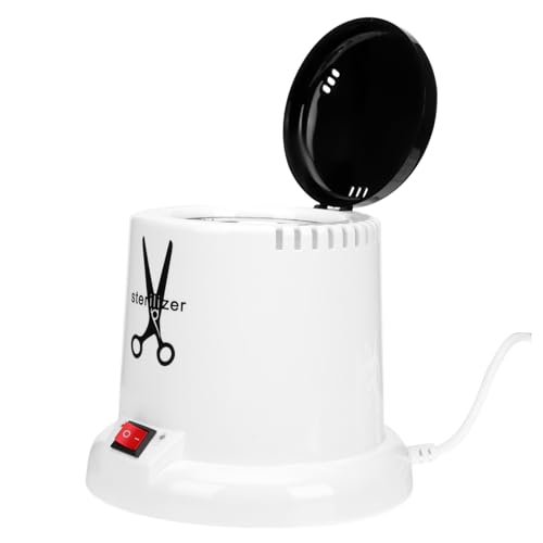TOYZFRIENDY Máquina Automática Esterilizadora de Tijeras para Manicura Control de Temperatura Resistente y Práctica con Enchufe Europeo Acv para Salón de Belleza
