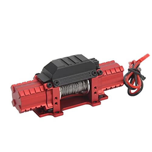 Winch eléctrico para auto RC con doble motor y cable ultra suave miniatura 5