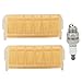 Mckin (Pack of 2 Air Filter fits Stihl 021 023 025 MS210 MS230 MS250 1123 120 1613 Chainsaw Parts with Spark Plug