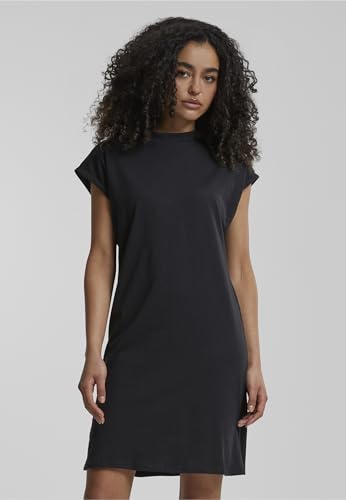 URBAN CLASSICS Vestido De Manga Corta Para Mujer, Vestido De Verano Algodón, Cuello Estrecho, Vestido Casual, Varios Colores Y Tallas Xs - 5Xl - imagen 2