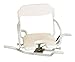 Days Swivelling White Line Bath Seat (Eligible for VAT relief in the UK), Bathing Aid for Handicapped, Disabled, or Elderly, Rotating Seat with Handle, Easy to Get in and Out of the Bathtub
