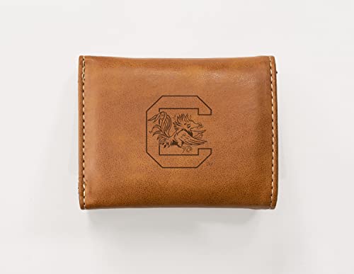 Image of Rico Industries NCAA Laser Engraved Trifold Laser Engraved Tri-Fold Wallet - Men's Accessory