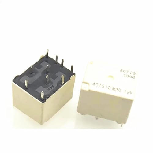 Relais ACT512 12VDC à 10 broches pour circuits imprimés automobiles