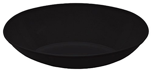 Creative Converting Form and Function Plastic Oval Bowl, Large, Black