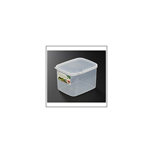 InomataDeep Plastic Food Container, 1.6 Liter Capacity, Clear