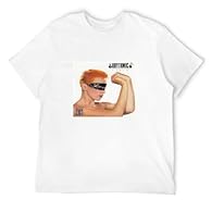 HIGH QUALITY MATERIAL - This t-shirt is made from 100% organic cotton and printed with eco-friendly vegan inks, which means this t-shirt is both comfortable and sustainable. CLASSIC STYLE - Featuring a timeless crew neck, perfect for layering or wear...