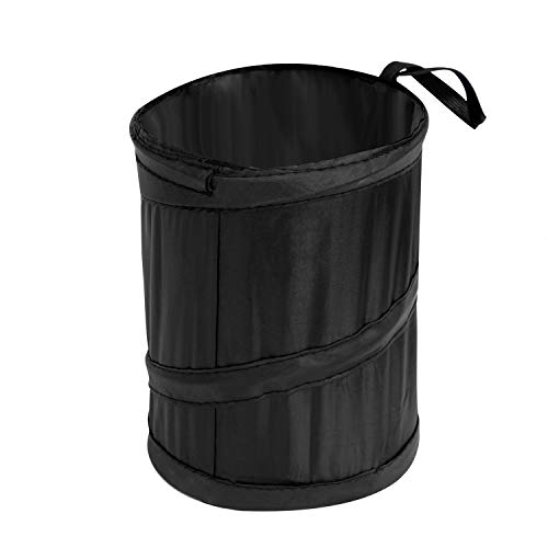 Holiberty Waste Bins Car Trash Can, Universal Traveling Portable Garbage Bin, Collapsible Pop-up Water Proof Bag for Vehicle, Leak-Proof Car Organizer Rubbish Bin Car Trash Can Car Accessories