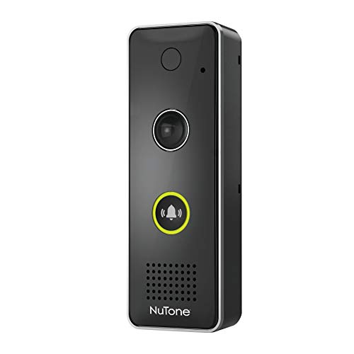 Broan-NuTone DCAM100 Knock Smart Video Doorbell Camera, 5.5 x 1.9 x 1-Inch, Black