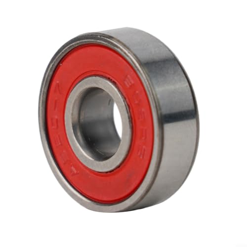 Rodamientos de rodillos de acero cromado de alta calidad de 8 x 22 x 7 mm, ABEC7ABEC9, conducción suave, rendimiento fiable (ABEC-7 (1 unidad) rojo)