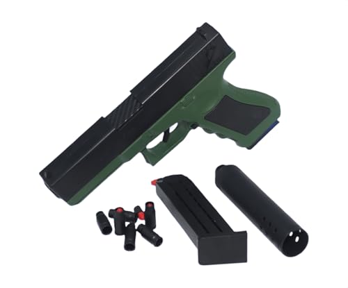 Image of Gex Shooting Game Toy Guns for Kids & Adults Soft Bullets Blaster Gun Pistol with Foam Darts Jump Ejecting Mag Indoor Outdoor Play Toys (Minimum Age 10 Years)