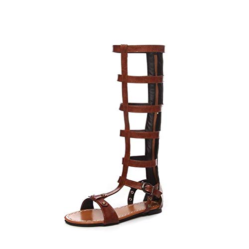 Sandalias planas de gladiador recortadas Cover