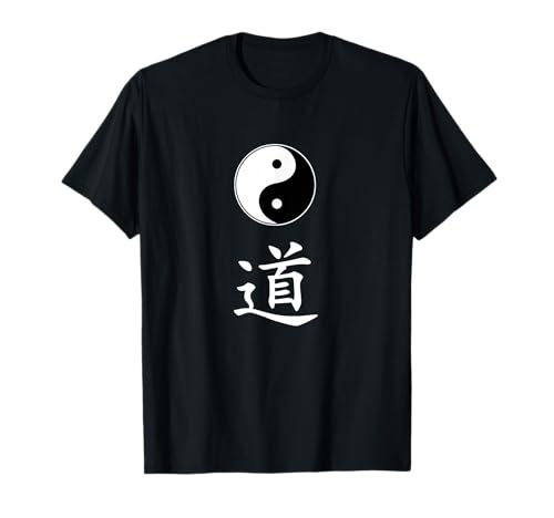 Arti Marziali Tai Chi Tao Taiji Yin Yang Simbolo Carattere Dao Maglietta