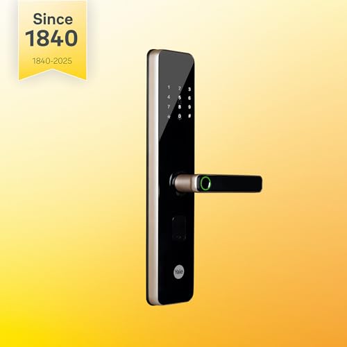 Image of Yale YDME 200 NxT Smart Door Lock | Fingerprint, PIN, RFID & Mechanical Key | Biometric Digital Lock for Home & Office |