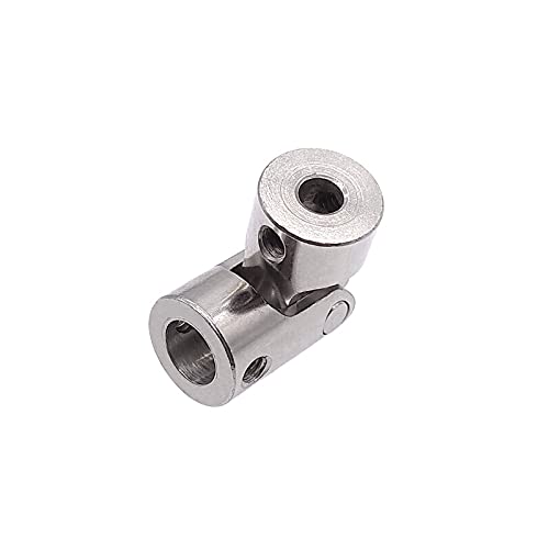 SUOFEILAIMU-PHONE CASE Metal Coupler Universal Joint Coupling for Motor Connector Metal Joint Shaft Couplings with Screw (Inner Diameter : 6.35mm 8mm)