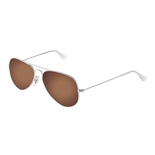 Image of LenzReborn Polarized Lens Replacement for RayBan Aviator RB3025 62mm Sunglass - Rust Brown - Polarized
