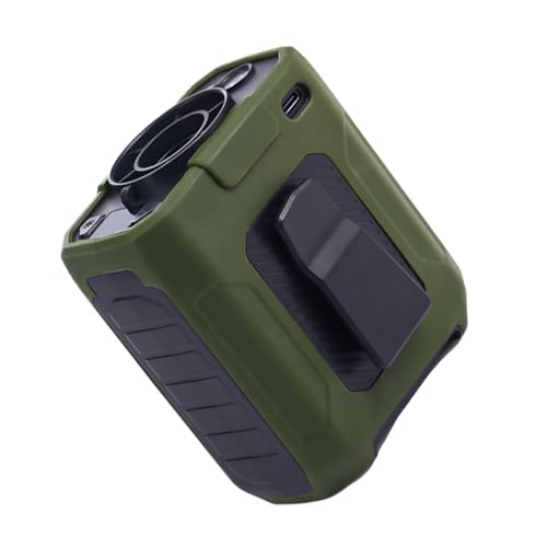 AOOOWER Portable Waist Clip Fan Rechargeable Air Conditioners Coolers 5 Speed Adjustment Outdoor Cooling Fan with LED Flashlight